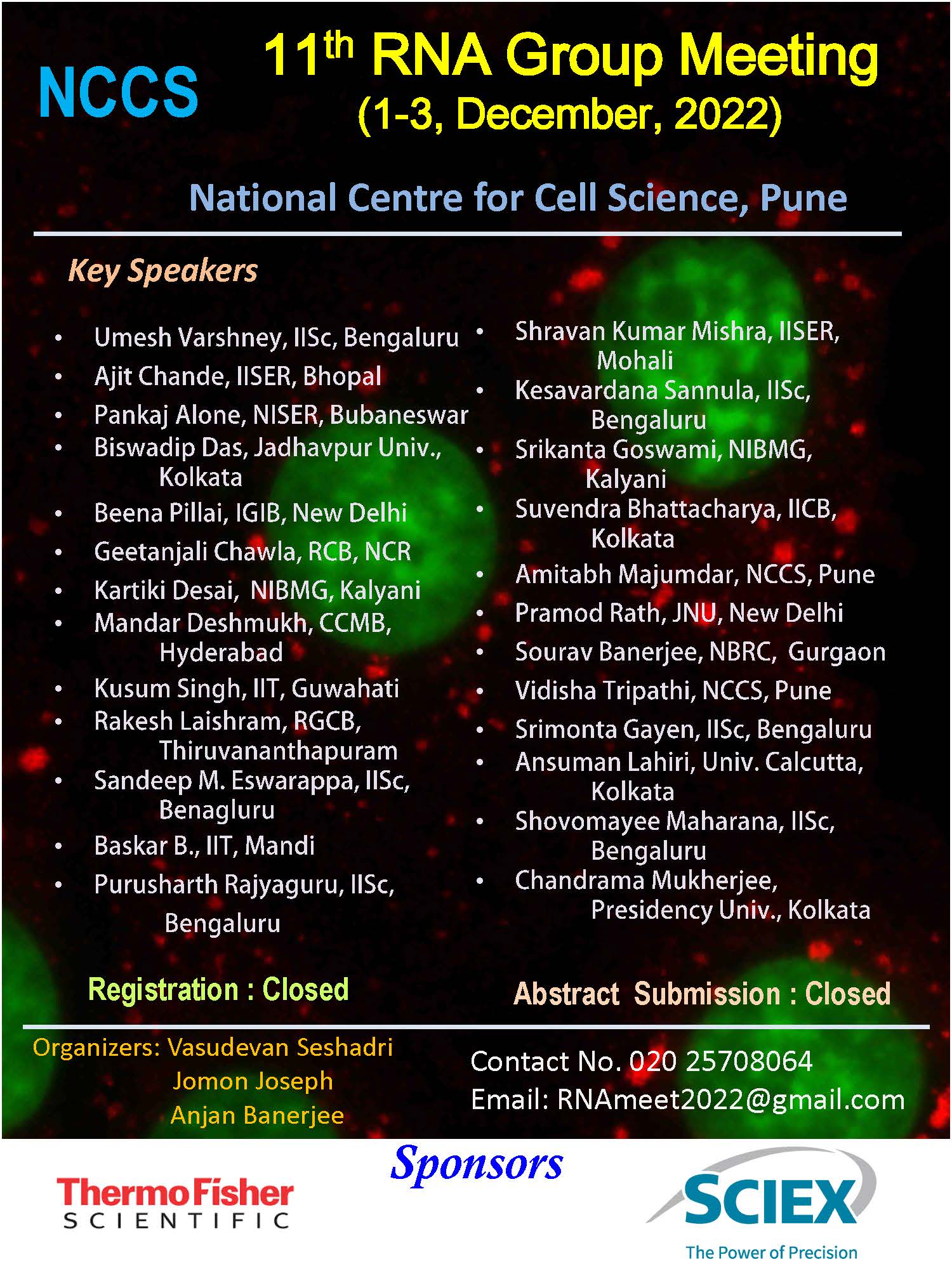 National Centre For Cell Science National Centre For Cell Science